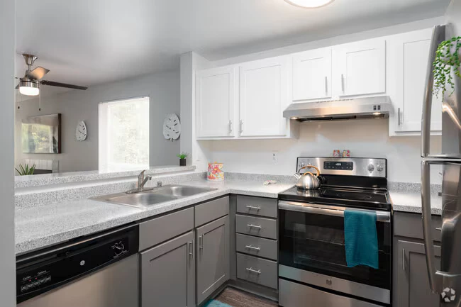 Two Bedroom One Bath H104 floor plan